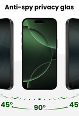 BASEY. BASEY. iPhone 16 Pro Hybrid Privacy Screenprotector - 3 PACK