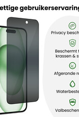 BASEY. BASEY. iPhone 15 Hybrid Privacy Screenprotector - 2 PACK