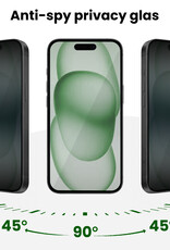 BASEY. BASEY. iPhone 15 Hybrid Privacy Screenprotector - 3 PACK