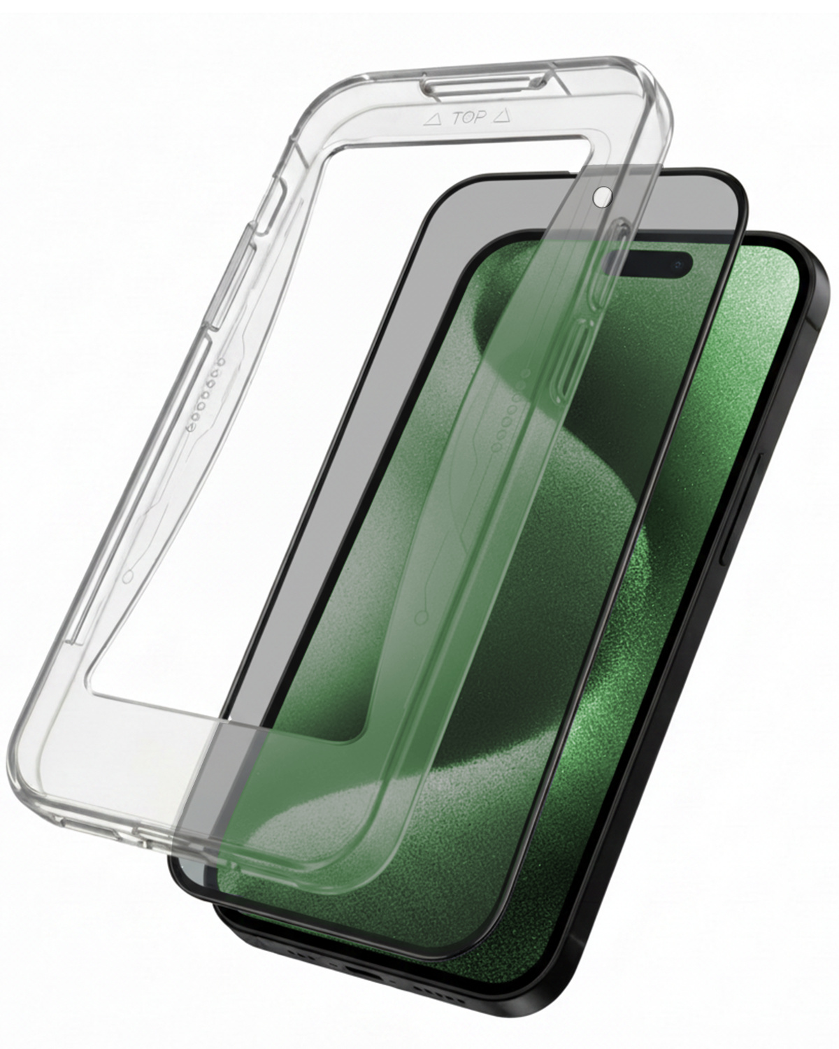 BASEY. BASEY. iPhone 15 Pro Hybrid Privacy Screenprotector