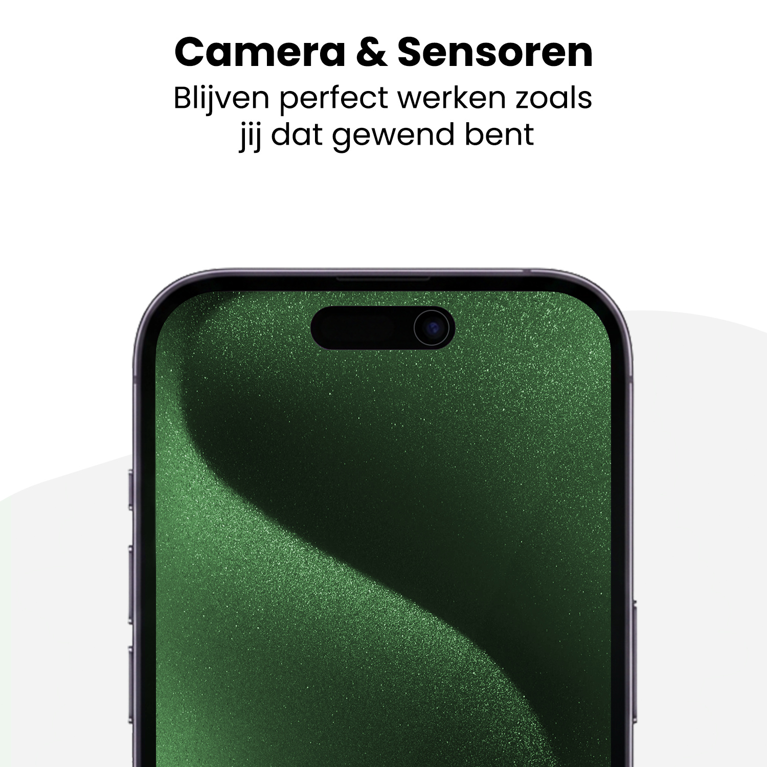 BASEY. BASEY. iPhone 15 Pro Max Hybrid Privacy Screenprotector - 2 PACK
