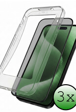 BASEY. BASEY. iPhone 15 Pro Max Hybrid Privacy Screenprotector - 3 PACK