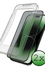 BASEY. BASEY. iPhone 14 Pro Hybrid Privacy Screenprotector - 2 PACK