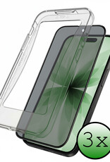 BASEY. BASEY. iPhone 17 Hybrid Privacy Screenprotector - 3 PACK