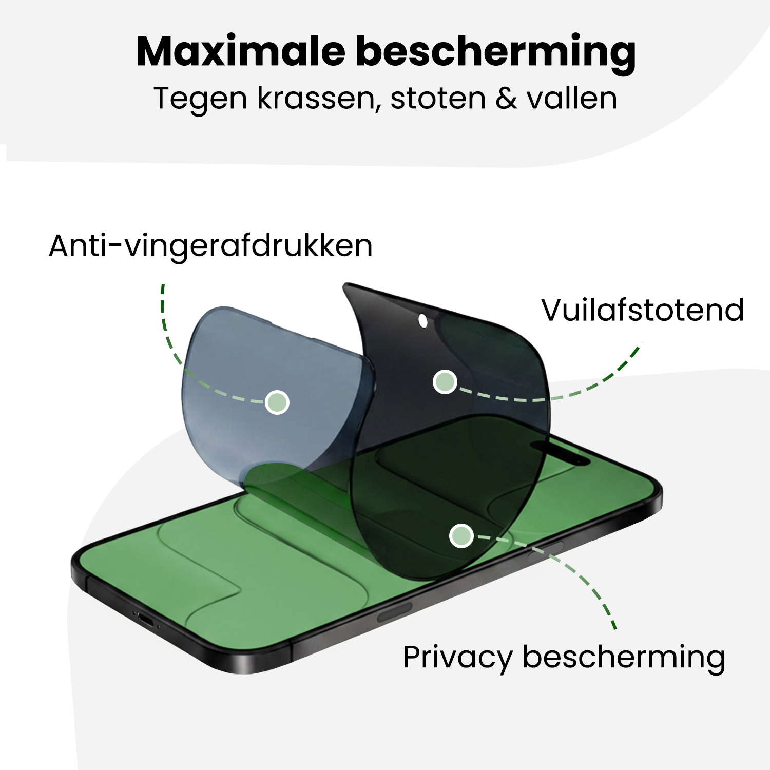 BASEY. BASEY. iPhone Air Hybrid Privacy Screenprotector