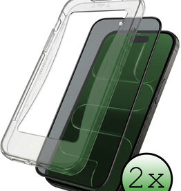 BASEY. BASEY. iPhone Air Hybrid Privacy Screenprotector - 2 PACK