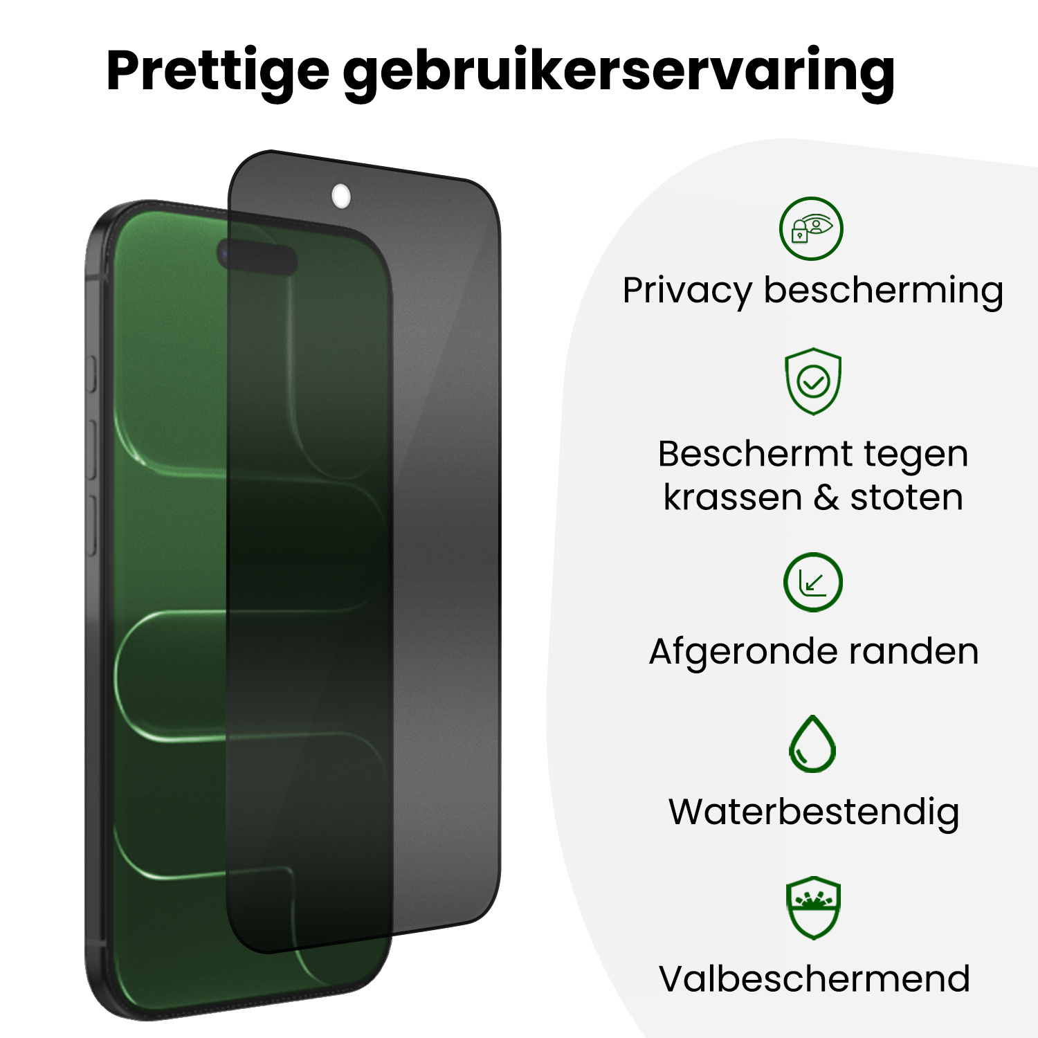 BASEY. BASEY. iPhone Air Hybrid Privacy Screenprotector - 3 PACK