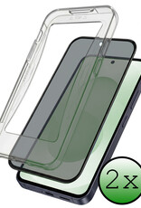 BASEY. BASEY. Samsung Galaxy S25 Plus Hybrid Privacy Screenprotector - 2 PACK