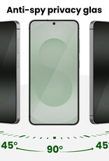 BASEY. BASEY. Samsung Galaxy S25 Plus Hybrid Privacy Screenprotector - 2 PACK