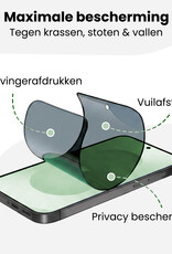 BASEY. BASEY. Samsung Galaxy S25 Plus Hybrid Privacy Screenprotector - 2 PACK