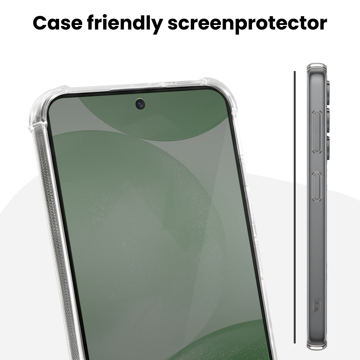 BASEY. BASEY. Samsung Galaxy S24 Hybrid Privacy Screenprotector - 3 PACK