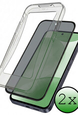 BASEY. BASEY. Samsung Galaxy S24 Plus Hybrid Privacy Screenprotector - 2 PACK