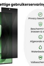 BASEY. BASEY. Samsung Galaxy S24 Ultra Hybrid Privacy Screenprotector - 2 PACK