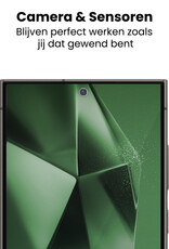 BASEY. BASEY. Samsung Galaxy S24 Ultra Hybrid Privacy Screenprotector - 2 PACK