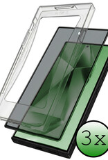 BASEY. BASEY. Samsung Galaxy S24 Ultra Hybrid Privacy Screenprotector - 3 PACK