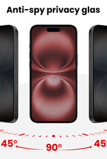 NoXx NoXx iPhone 16 Hybrid Privacy Screenprotector - 3 PACK