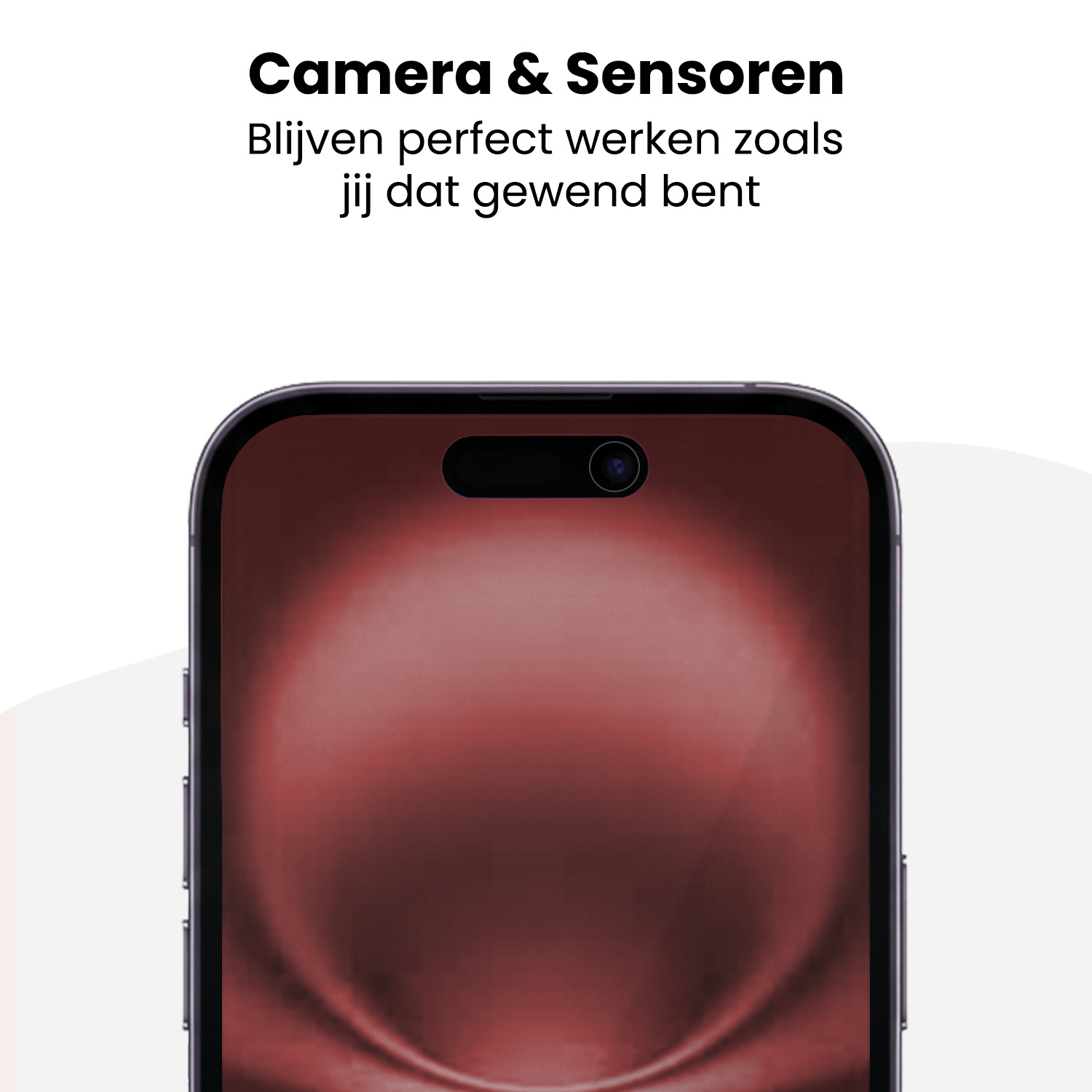 NoXx NoXx iPhone 16 Plus Hybrid Privacy Screenprotector - 2 PACK