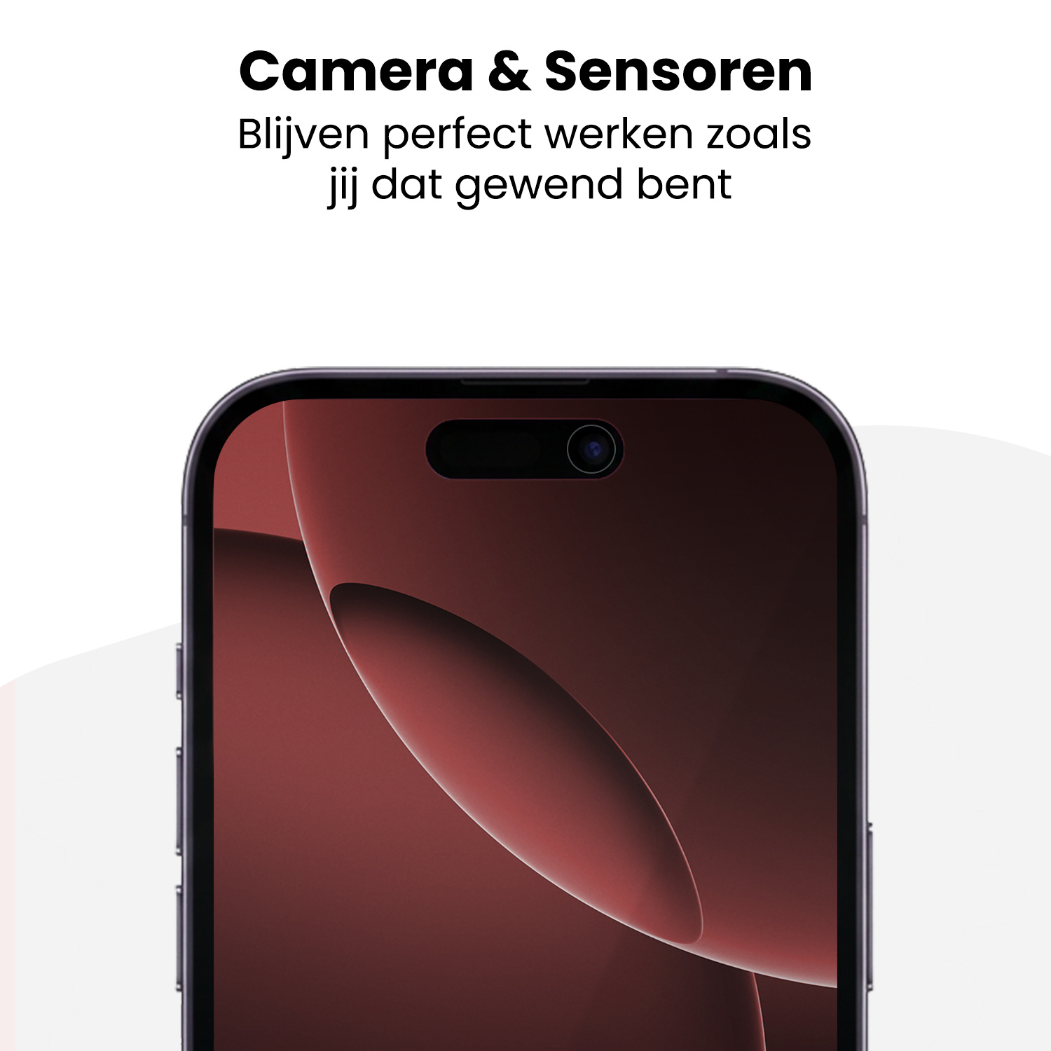 NoXx NoXx iPhone 16 Pro Hybrid Privacy Screenprotector - 3 PACK