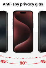 NoXx NoXx iPhone 15 Pro Hybrid Privacy Screenprotector