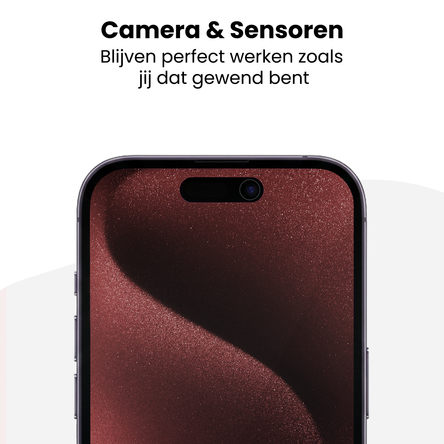 NoXx NoXx iPhone 15 Pro Max Hybrid Privacy Screenprotector