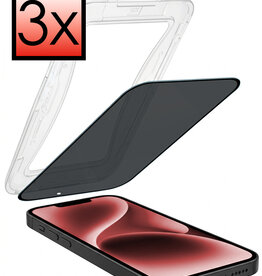NoXx NoXx iPhone 14 Hybrid Privacy Screenprotector - 3 PACK