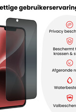 NoXx NoXx iPhone 14 Plus Hybrid Privacy Screenprotector - 3 PACK