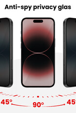 NoXx NoXx iPhone 14 Pro Max Hybrid Privacy Screenprotector - 3 PACK