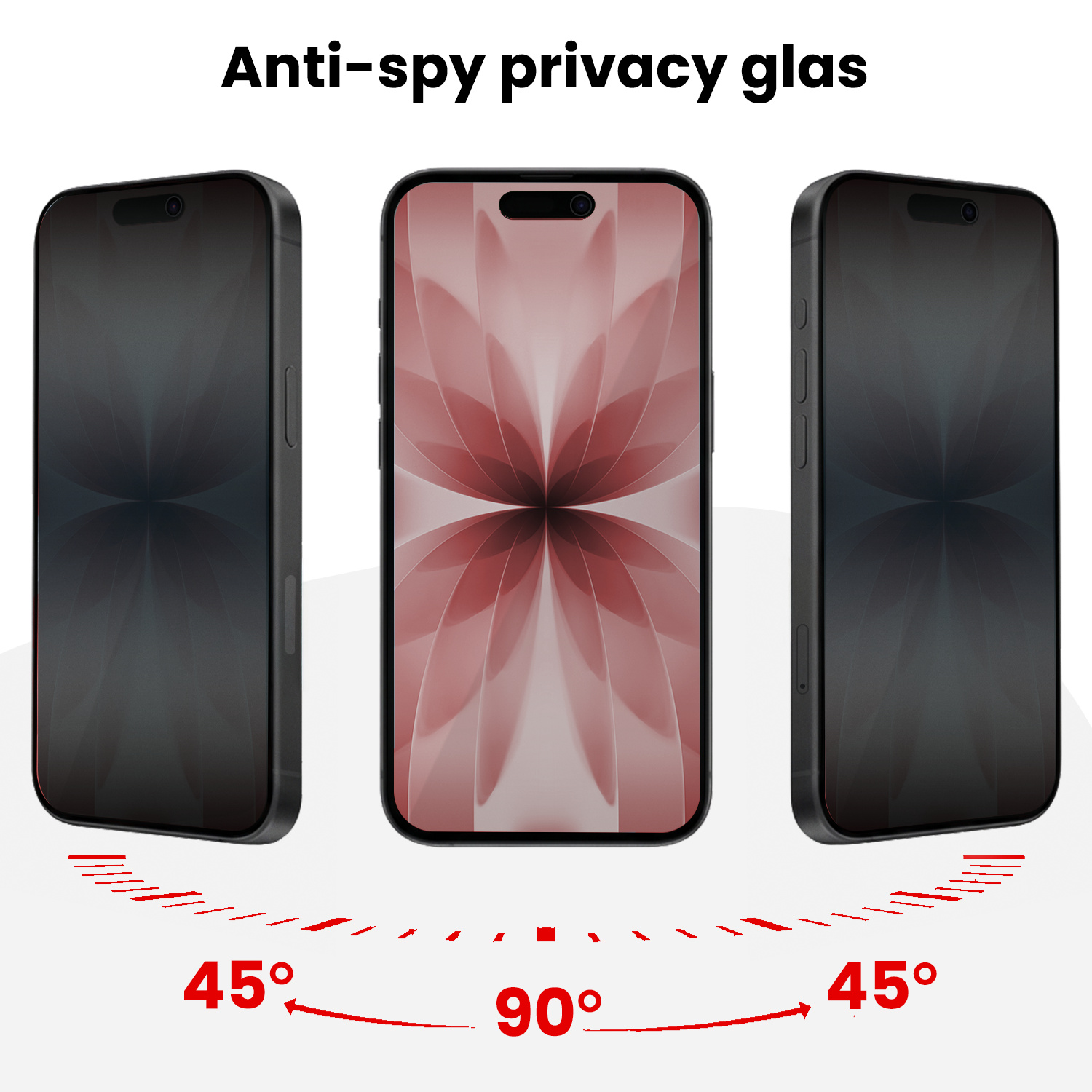 NoXx NoXx iPhone 17 Hybrid Privacy Screenprotector