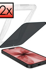 NoXx NoXx iPhone 17 Hybrid Privacy Screenprotector - 2 PACK