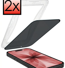 NoXx NoXx iPhone 17 Hybrid Privacy Screenprotector - 2 PACK