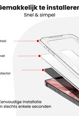 NoXx NoXx iPhone 17 Hybrid Privacy Screenprotector - 2 PACK
