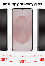 NoXx NoXx Samsung Galaxy S25 Hybrid Privacy Screenprotector - 3 PACK