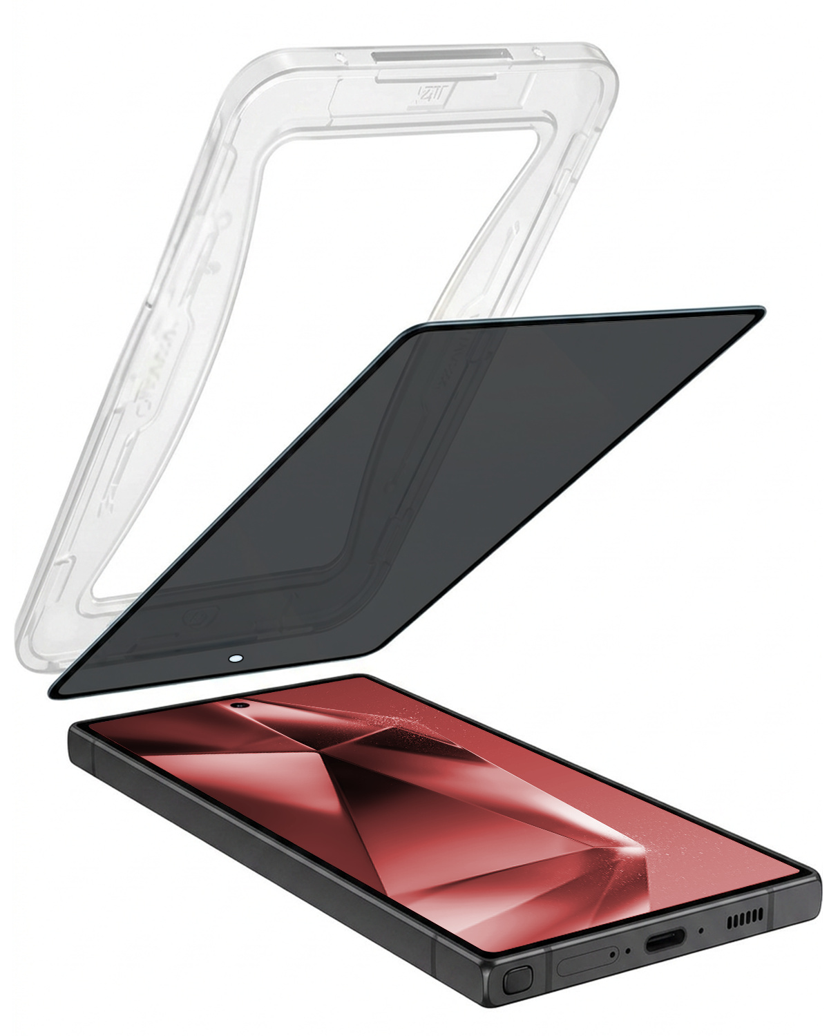 NoXx NoXx Samsung Galaxy S24 Ultra Hybrid Privacy Screenprotector