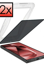 NoXx NoXx Samsung Galaxy S24 Ultra Hybrid Privacy Screenprotector - 2 PACK