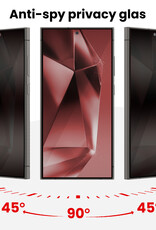 NoXx NoXx Samsung Galaxy S24 Ultra Hybrid Privacy Screenprotector - 2 PACK
