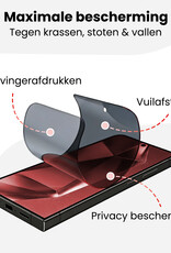 NoXx NoXx Samsung Galaxy S24 Ultra Hybrid Privacy Screenprotector - 2 PACK