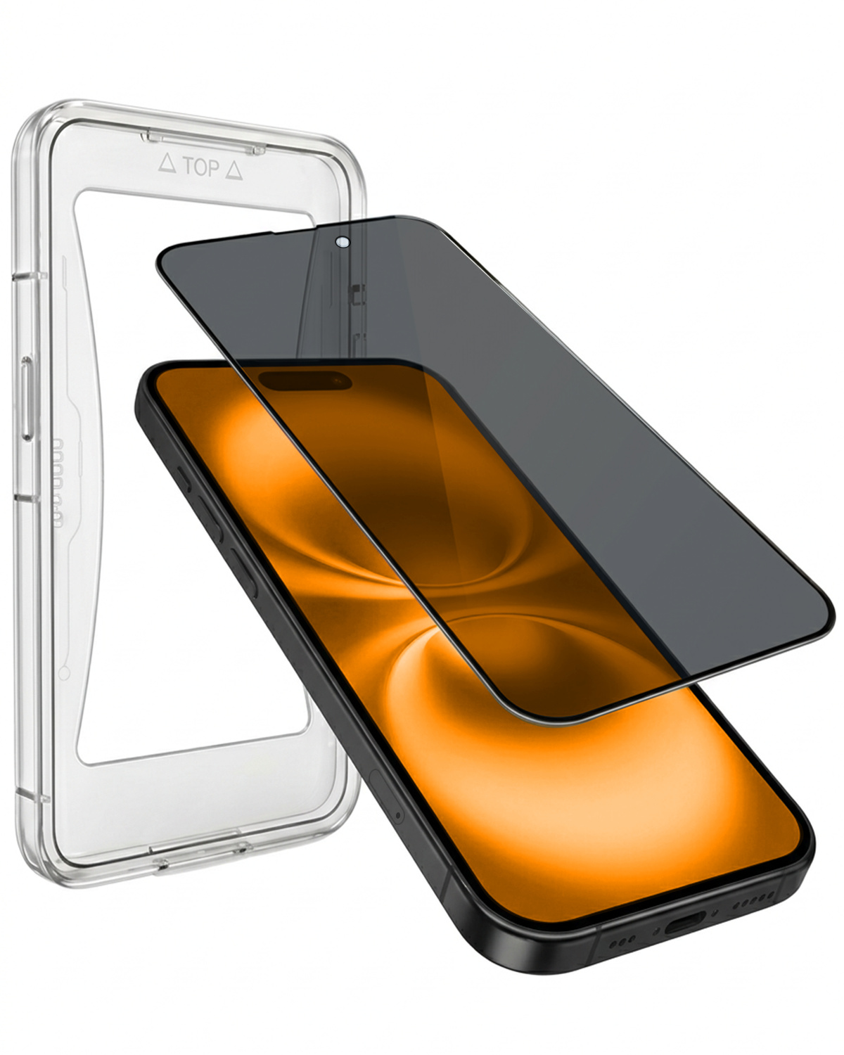 Nomfy Nomfy iPhone 16 Hybrid Privacy Screenprotector