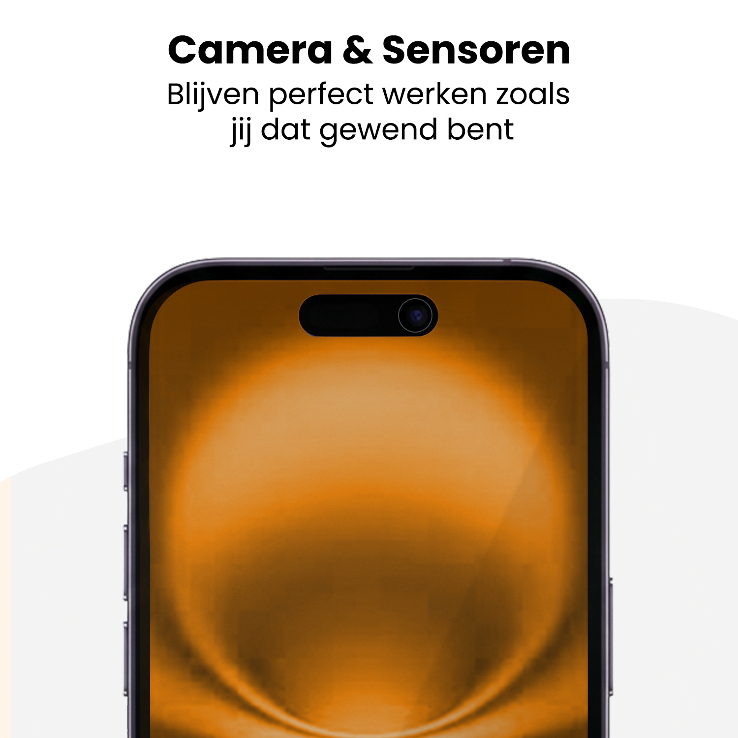 Nomfy Nomfy iPhone 16 Plus Hybrid Privacy Screenprotector