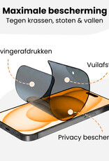 Nomfy Nomfy iPhone 15 Plus Hybrid Privacy Screenprotector