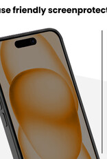 Nomfy Nomfy iPhone 15 Plus Hybrid Privacy Screenprotector - 2 PACK