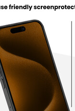 Nomfy Nomfy iPhone 15 Pro Max Hybrid Privacy Screenprotector - 3 PACK