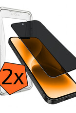 Nomfy Nomfy iPhone 14 Hybrid Privacy Screenprotector - 2 PACK