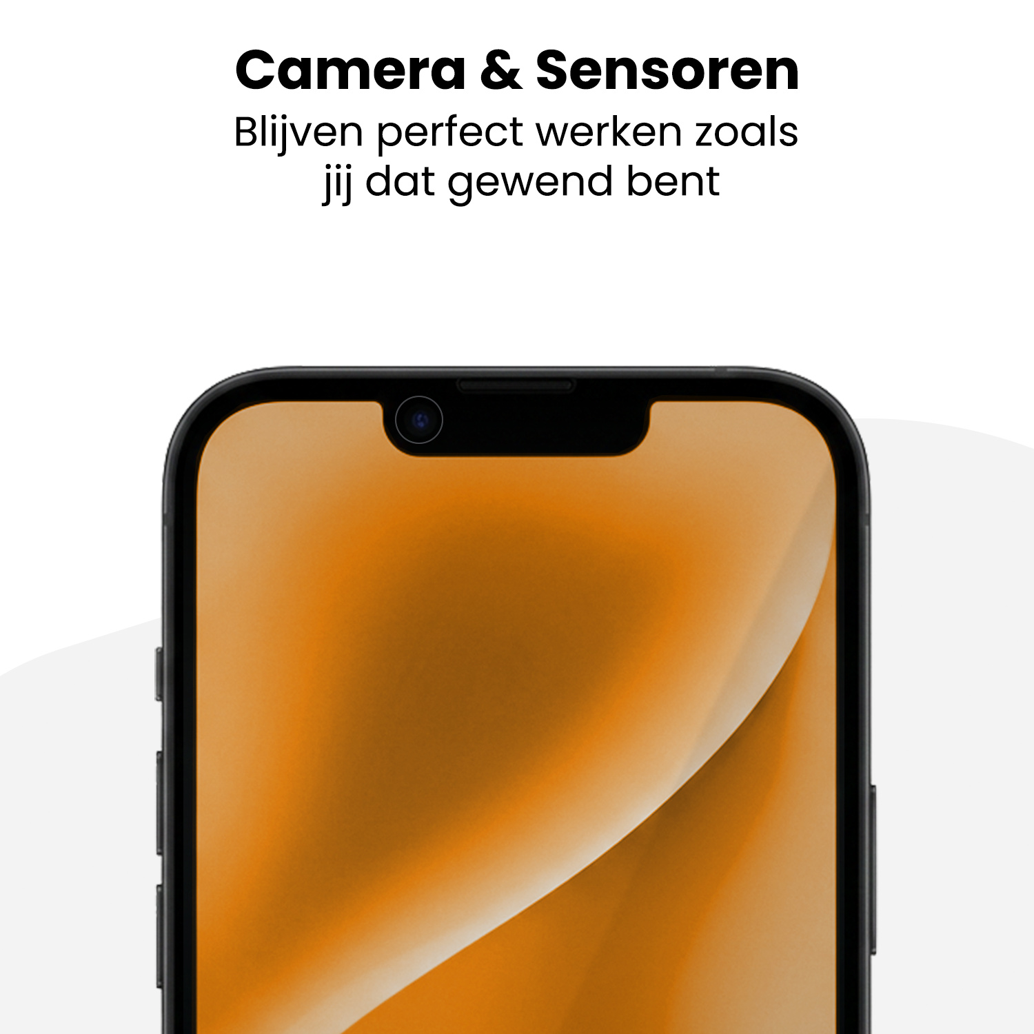 Nomfy Nomfy iPhone 14 Plus Hybrid Privacy Screenprotector