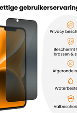 Nomfy Nomfy iPhone 14 Plus Hybrid Privacy Screenprotector - 3 PACK