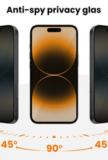Nomfy Nomfy iPhone 14 Pro Max Hybrid Privacy Screenprotector - 2 PACK
