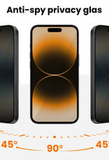 Nomfy Nomfy iPhone 14 Pro Max Hybrid Privacy Screenprotector - 3 PACK