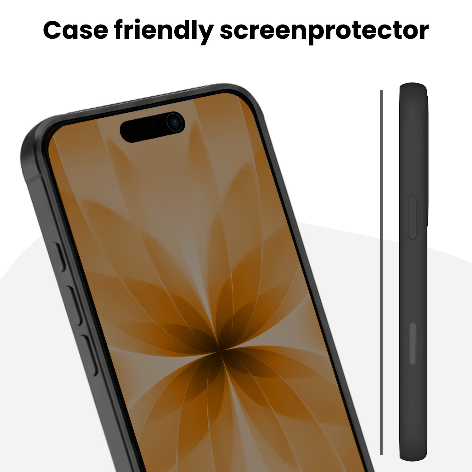 Nomfy Nomfy iPhone 17 Hybrid Privacy Screenprotector - 2 PACK