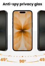 Nomfy Nomfy iPhone 17 Hybrid Privacy Screenprotector - 3 PACK
