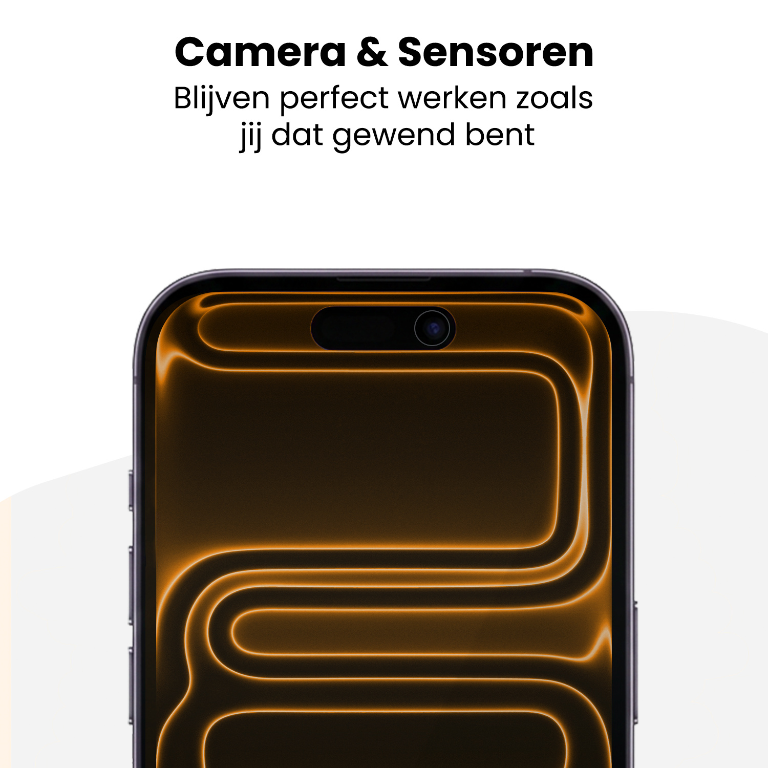Nomfy Nomfy iPhone 17 Pro Hybrid Privacy Screenprotector - 2 PACK
