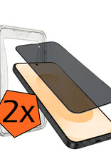 Nomfy Nomfy Samsung Galaxy S25 Hybrid Privacy Screenprotector - 2 PACK